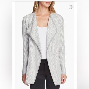 Vince Camuto Herringbone Cardigan XS